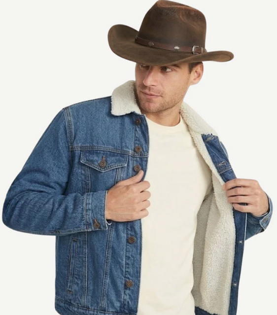 Outback Mens Denim Jacket [Siz:S]