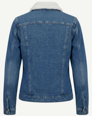 Outback Supply Co Womens Embroided Denim Sherpa Jacket [Siz:S]
