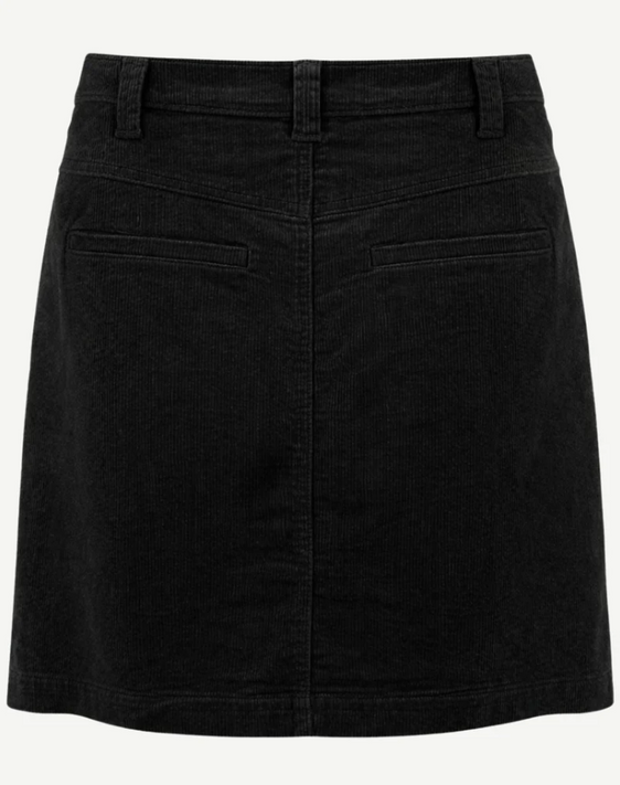 Outback Supply Co Womens Corduroy Skirt - Black [Siz:6]
