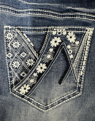 Outback Supply Co Womens Lockyer Bling Jeans (High Rise) [Siz:6]