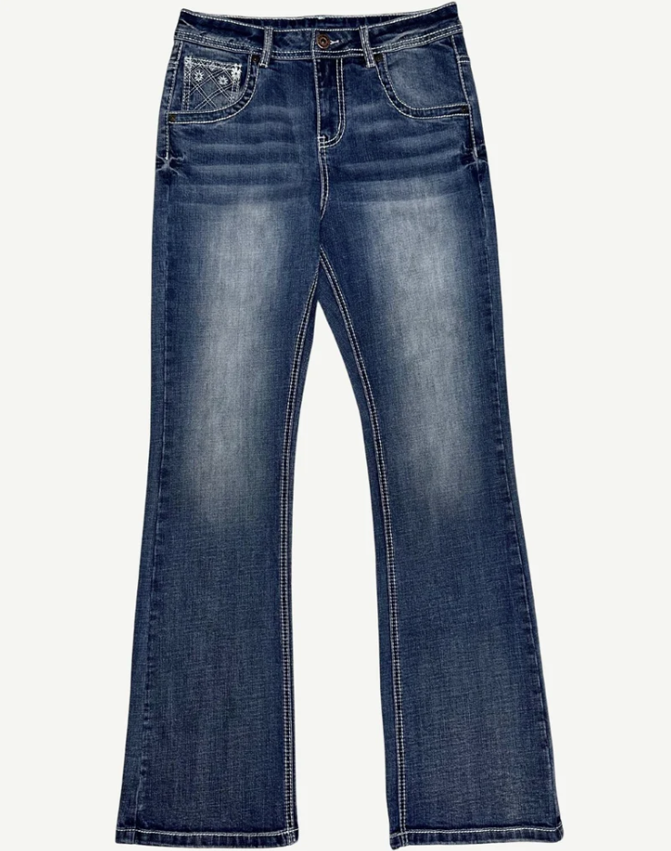 Outback Supply Co Womens Lockyer Bling Jeans (High Rise) [Siz:6]