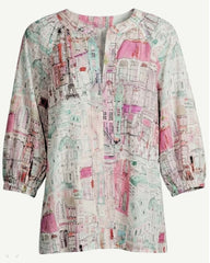Corfu Womens Cotton Print Pretty Avenue [Siz:8]