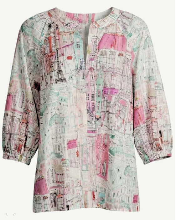 Corfu Womens Cotton Print Pretty Avenue [Siz:8]