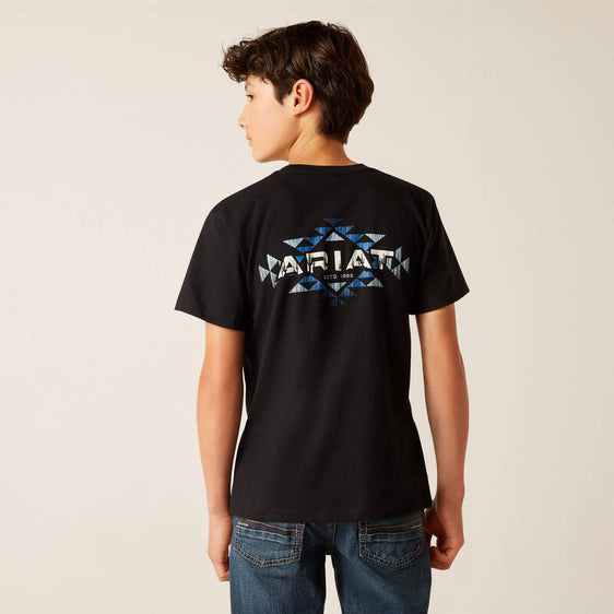Ariat Boys SW Cacti SS T-Shirt - Black
