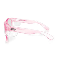 Safestyle Fusions Pink Frame Clear UV400 Lens Safety Glasses