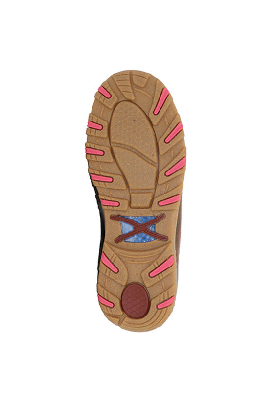 Twisted X Womens Pink Cellstretch Slipon - Brown/Pink