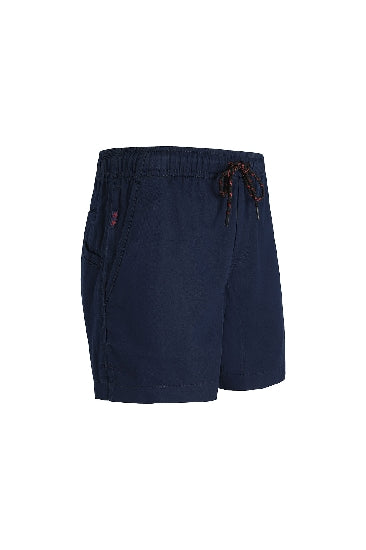 Ritemate Unisex Light Weight Elastic Waist Utility Short - Navy