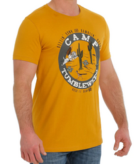 Cinch Mens Tumbleweed Tee - Gold