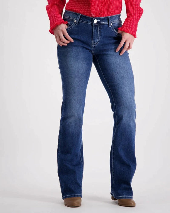 Cruel Denim Women's Slim Fit Hannah Boot Cut Jean - Rinse