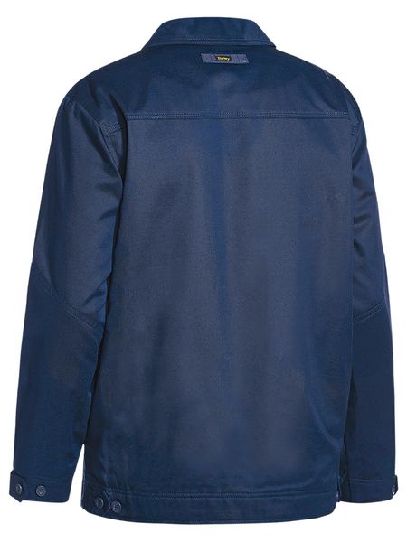 Bisley Drill Jacket with Liquid Repellent Finish - Navy