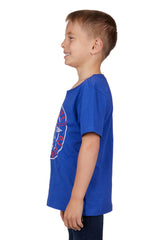 Bullzye Boys Alan Short Sleeve Tee - Royal Blue