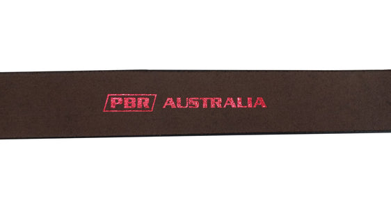 Statesman PBR Genuine Leather Metal Loop Belt - Brown BL-19-6060