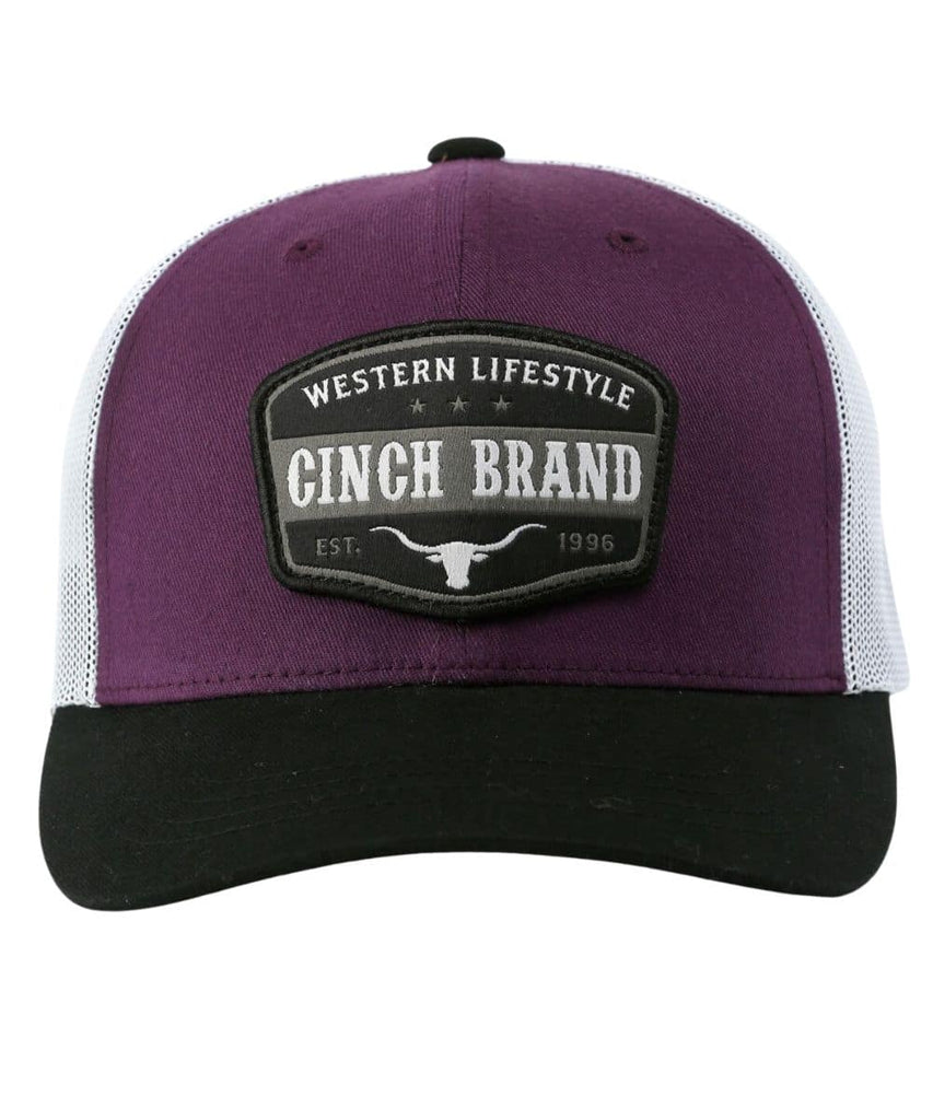 Cinch Cap 'Western Lifestyle' Purple/Black