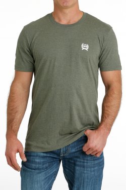 Cinch Men's Support Local Farmer Tee - Olive
