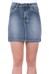 Pure Western Womens Valeri Denim Skirt - Petrol Blue