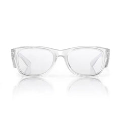 SafeStyle Classics Clear Frame Clear Lens UV400 Safety Glasses