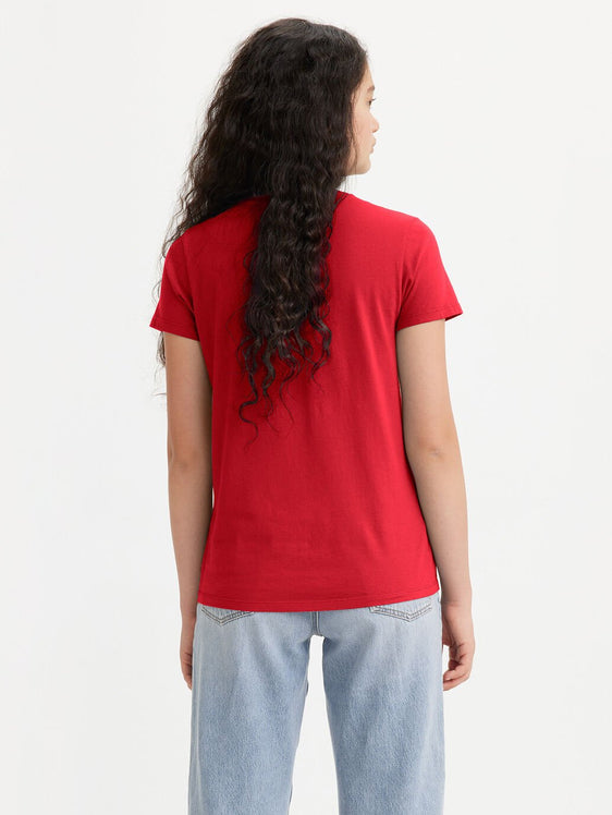 Levi's Womens Perfect T-Shirt - The Original Script Red