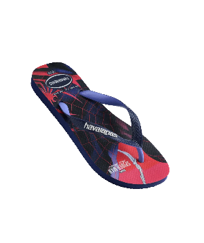 Havaianas Kids Top Marvel Toddler Thongs - Navy/Provence Blue