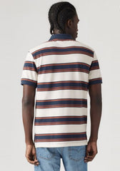 Levi's Mens Housemark Polo Shirt - Mitchell Stripe Spellbound