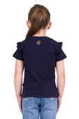 Pure Western Girls Audrey Short Sleeve Tee - Navy