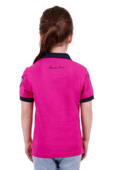 Thomas Cook Girls Sunny Short Sleeve Polo - Berry