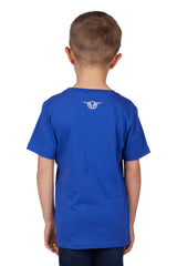 Bullzye Boys Alan Short Sleeve Tee - Royal Blue