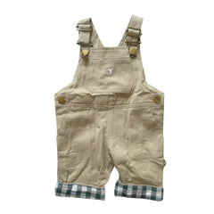 Little Windmill Clothing Co "Ellis" Natural Contract Overalls