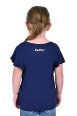 Pure Western Girls Dylan Short Sleeve Tee - Navy