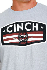 Cinch Mens Tee - Light Blue