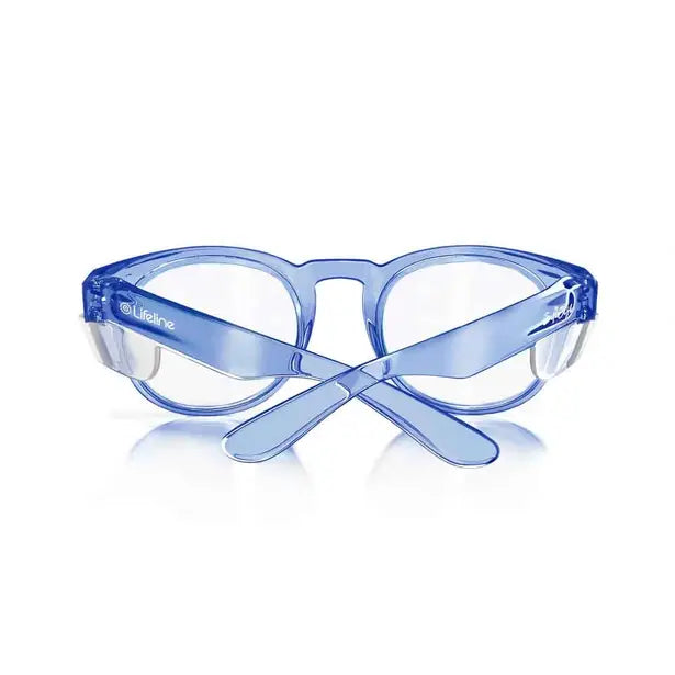 SafeStyle Cruisers Blue Frame UV400 Clear Lens Safety Glasses