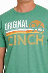 Cinch Men's Original 96 Tee - Heather Green