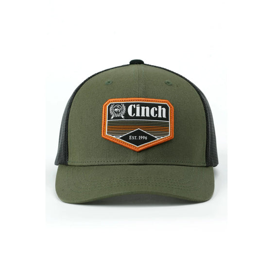 Cinch Trucker Cap Patch - Olive Green