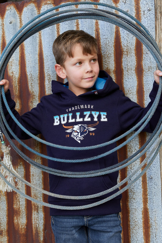 Bullzye Boy's Trade Hoodie - Navy