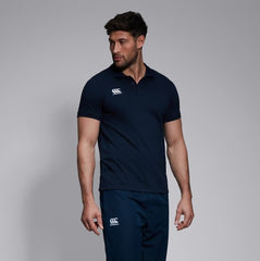 Canterbury Mens Waimak Polo Shirt - Navy [Siz:S]