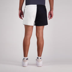 Canterbury Cotton Harlequin Shorts with Pocket [Col:Black/White Siz:38]