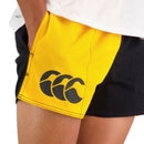 Canterbury Cotton Harlequin Shorts with Pocket [Col:Gold/Black Siz:42]