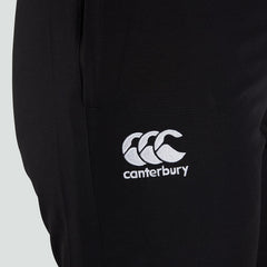 Canterbury Womens Club Plain Taper Leg Cuffed Pants - Black [Siz:10]