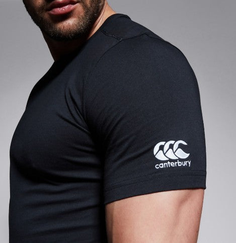 Canterbury Mens Club Plain Tee - Black [Siz:S]