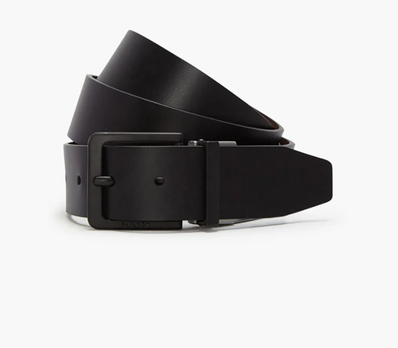 Levi's Men's Louis Reversible Belt - Black/Brown [Siz:34]