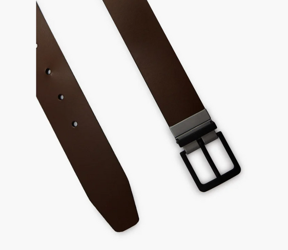 Levi's Men's Louis Reversible Belt - Black/Brown [Siz:34]