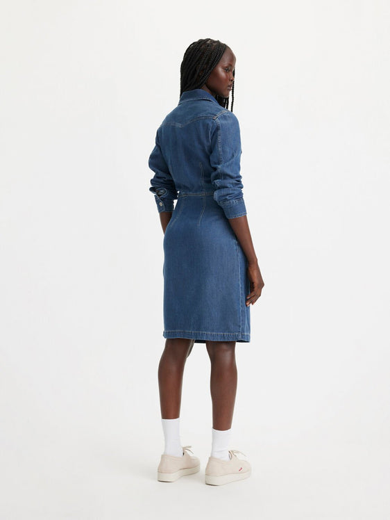 Levi Women's Otto Western Dress - Square Deal 2 [Siz:S]