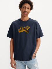 Levi Mens Graphic Vintage Fit T-Shirt - Dress Blues [Siz:S]