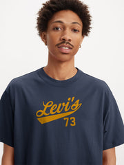 Levi Mens Graphic Vintage Fit T-Shirt - Dress Blues [Siz:S]