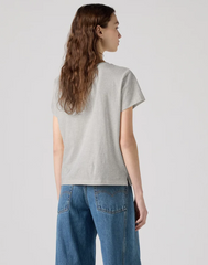 Levi's Women's Graphic Boxy T-Shirt - Starstruck Heather Grey [Siz:XS]