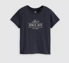 Levi's Graphic Boxy Tee - Navy Blazer Blue [Siz:XS]