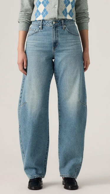 Levis Womens Baggy Dad Barrel Jeans - Easy Days [Siz:29x30]