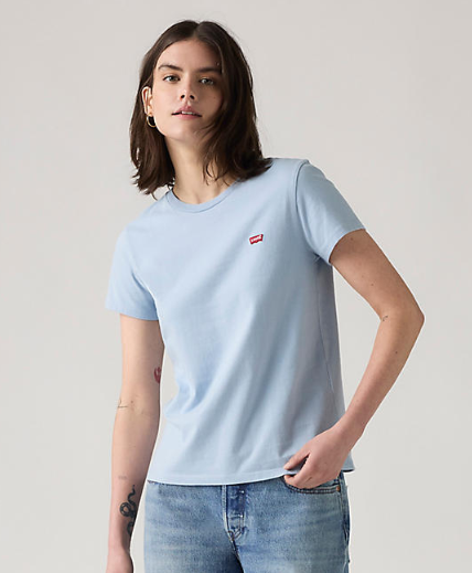 Levis Womens Perfect Tee - Chambray Blue [Siz:XS]
