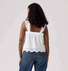 Levi Womens Cecilia Top - White [Siz:XS]