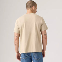 Levi Mens Relaxed Fit Short Sleeve Graphic T-Shirt - Tan [Siz:S]