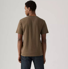 Levi Mens Relaxed Fit Short-Sleeve Graphic T-Shirt - Brown [Siz:S]